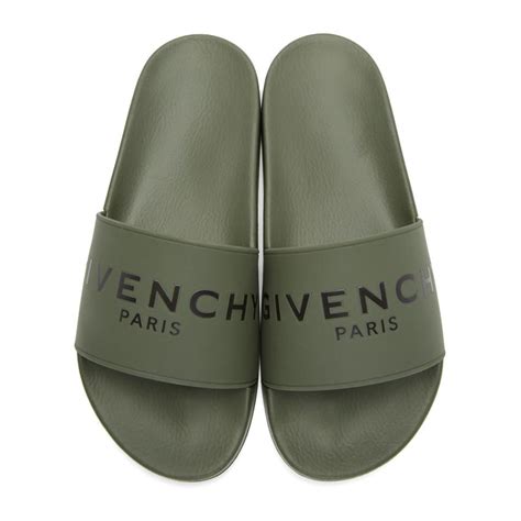 givenchy green slides|givenchy slides on sale.